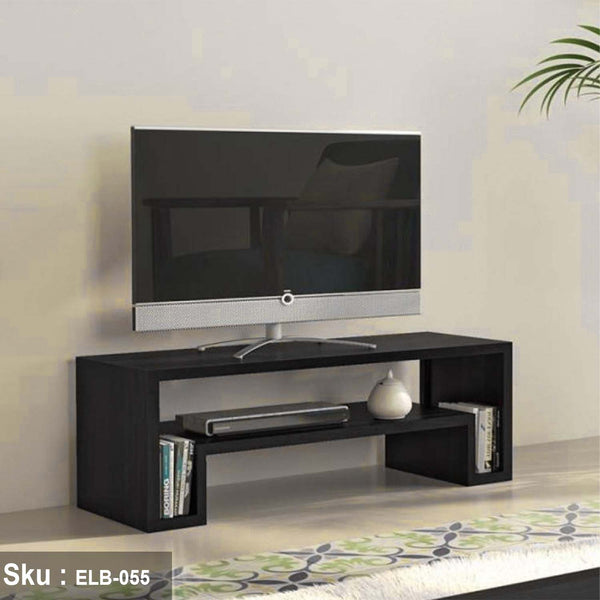 جيليان وحدة تليفزيون مع 3 ارفف  120 * 45 خشب MDF - اوسكار رتان