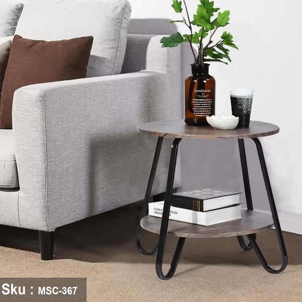 دارينا ترابيزة جانبية 50 * 45 خشب MDF - اوسكار رتان