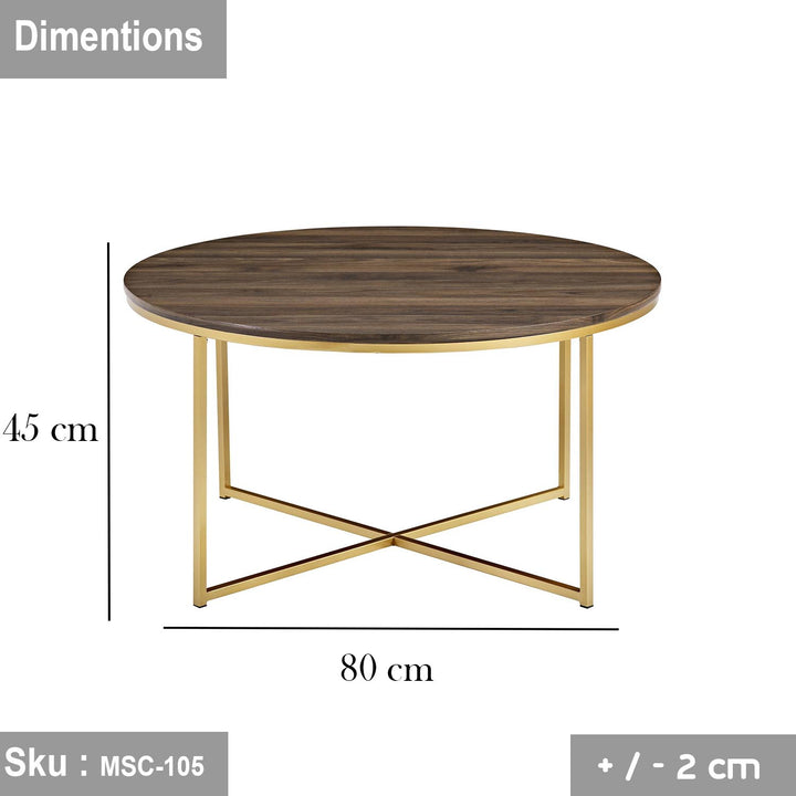 روست ترابيزة قهوة   80 * 45 خشب MDF - اوسكار رتان