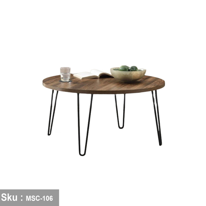 روستا ترابيزة قهوة   80 * 45 خشب MDF - اوسكار رتان