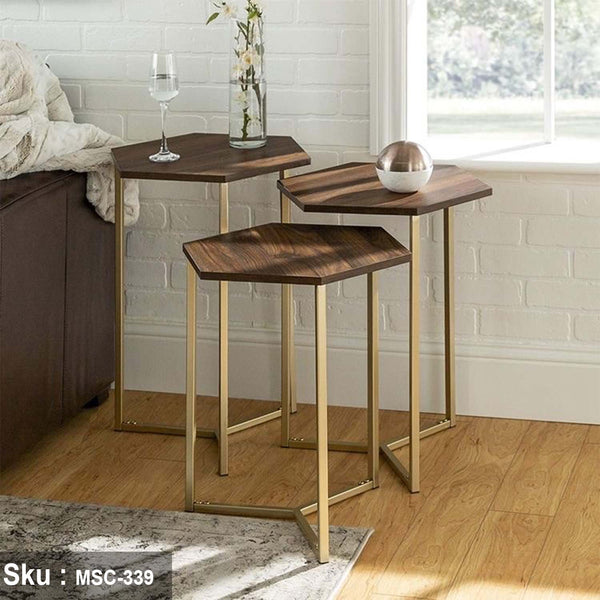 روتا ترابيزة جانبية خشب MDF  - اوسكار رتان