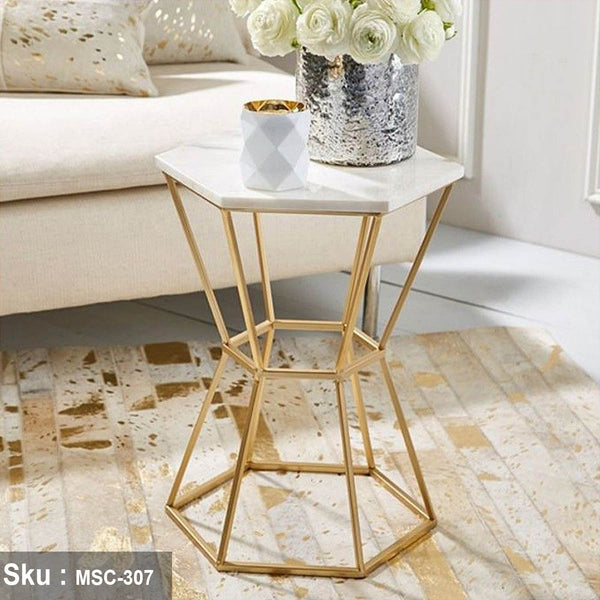 شوبرا ترابيزة جانبية حديد دهان الكتروستاتيك - اوسكار رتان