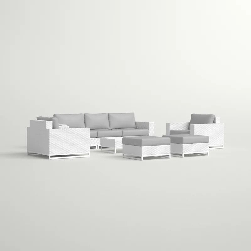 مجموعة لينو رتان عائلي بتصميم عصري - أوسكار فرنتشر