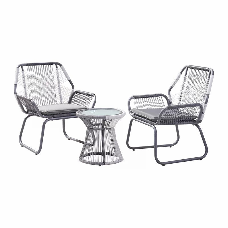 Frost rope set, 2 chairs and a table