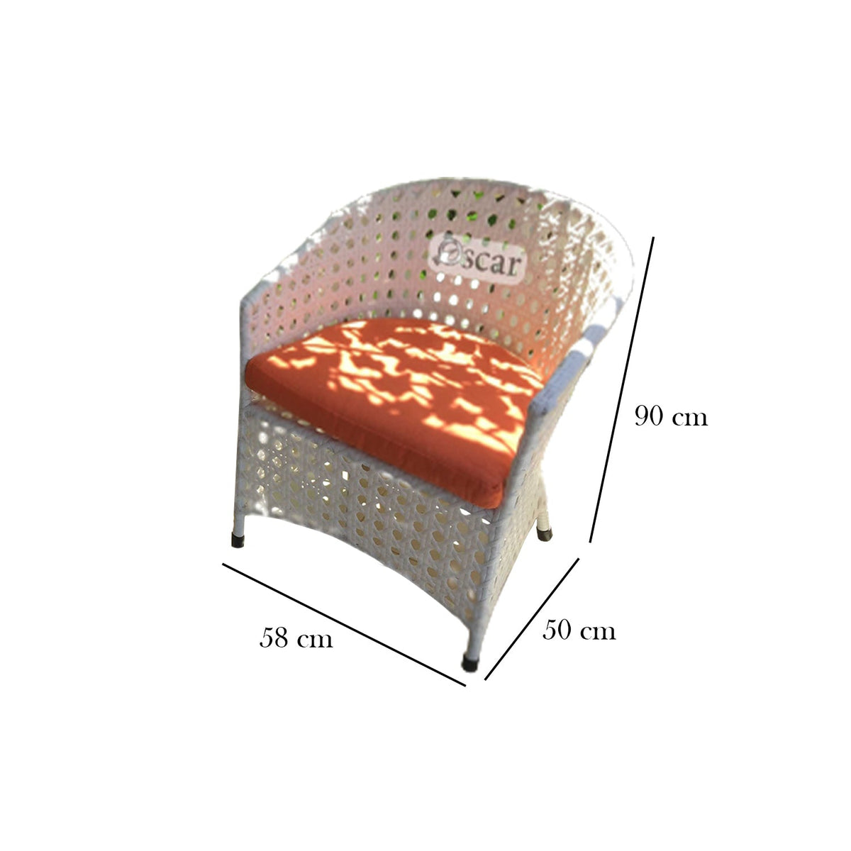 Nord stars rattan set, 2 chairs and a table