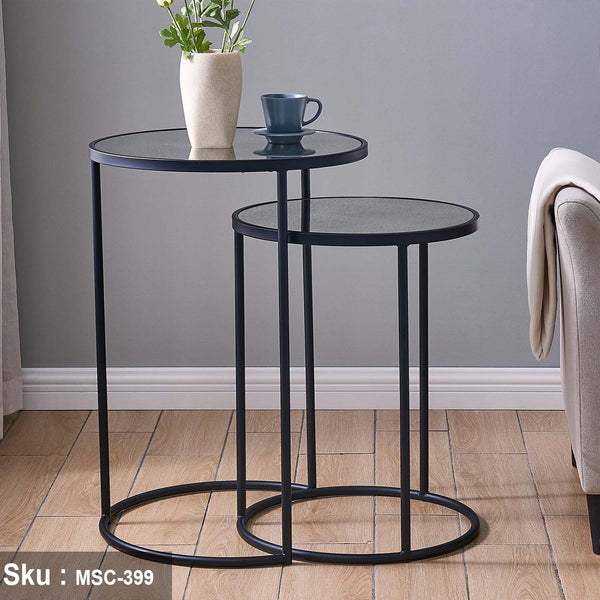 كاثرين ترابيزة جانبية حديد دهان الكتروستاتيك  - اوسكار رتان