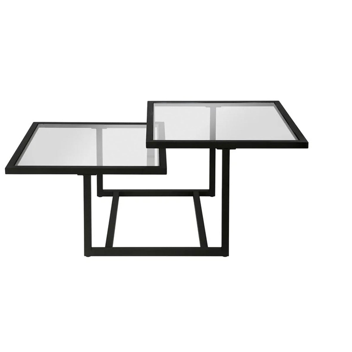 Christine coffee table 100 * 50 black glass