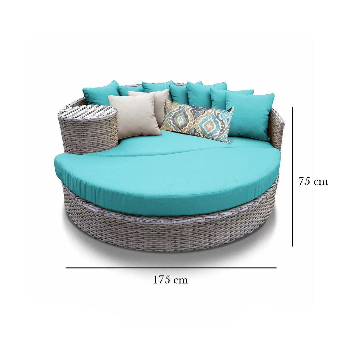 Serena rattan sofa for large areas and hotels
