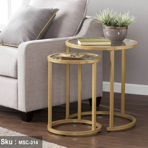 مارجريتا ترابيزة جانبية حديد دهان الكتروستاتيك - اوسكار رتان