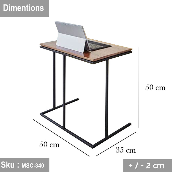 ماركا ترابيزة جانبية 50 * 50 خشب MDF - اوسكار رتان