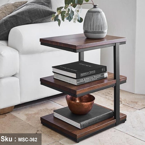 ويندي ترابيزة جانبية خشب MDF - اوسكار رتان